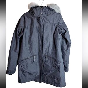 Columbia interchange gray Carson pass removable lining jacket coat large